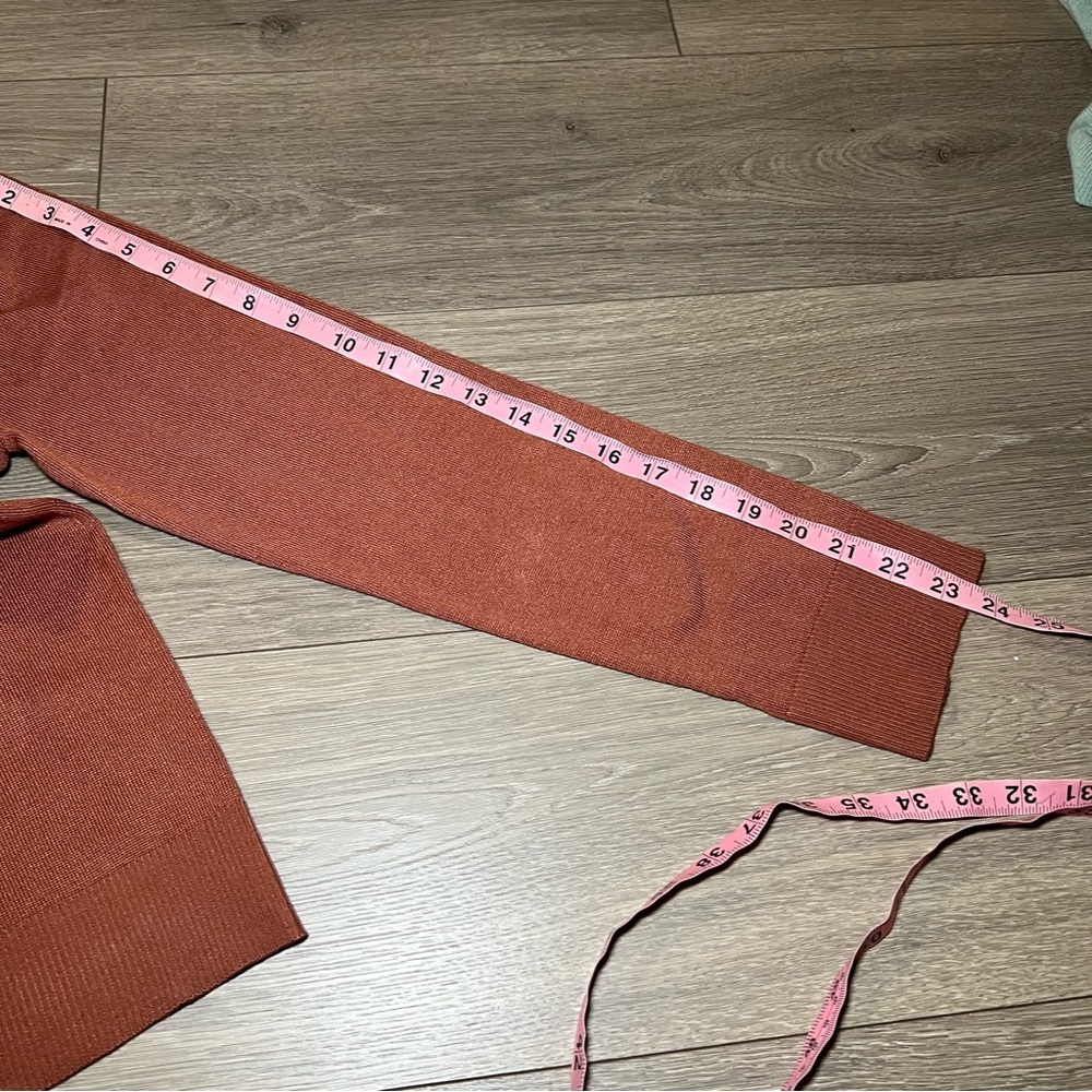 Brown Cardigan Sweater Women’s Size XLarge By Dear Rose With Imperfections Read - Picture 9 of 11